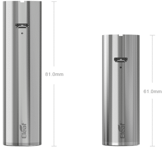 iJust 2 Mini Skillnad Batteri