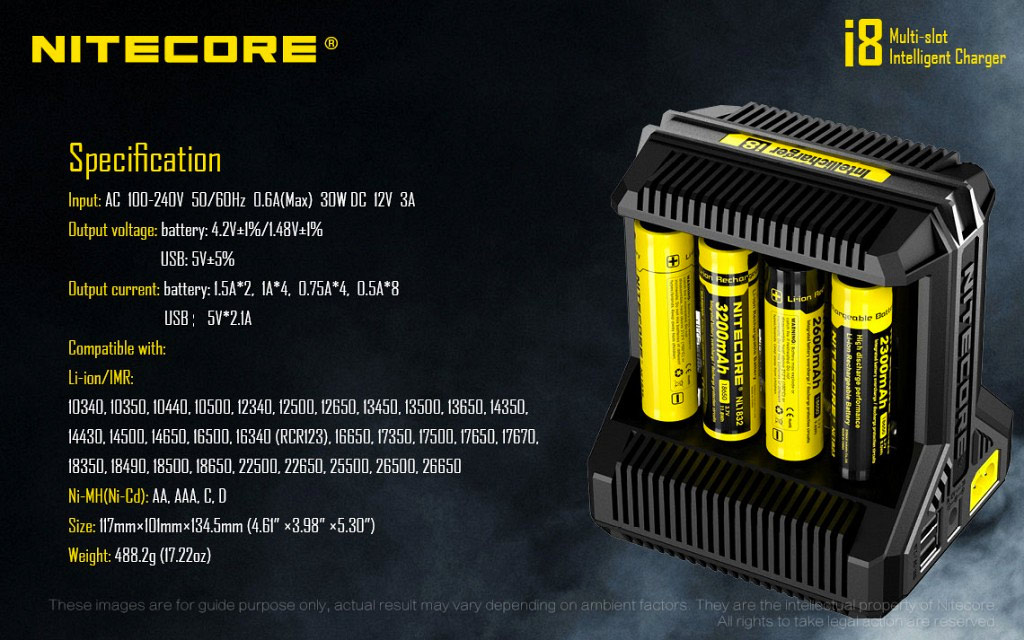 Nitecore i8