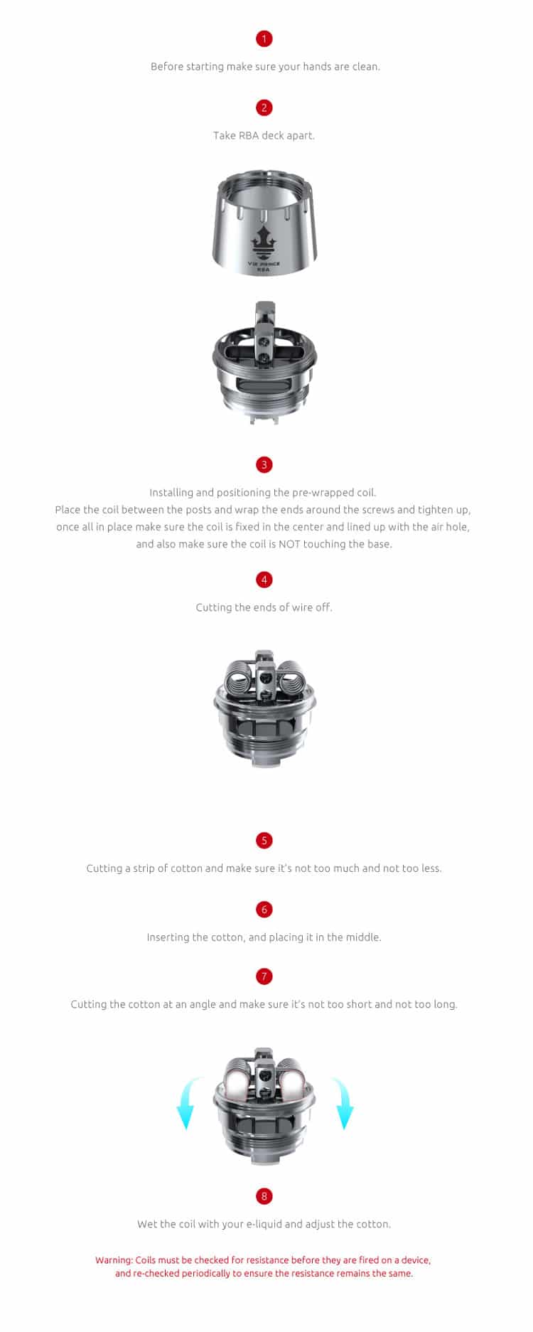 Smok TFV12 Prince RBA Build