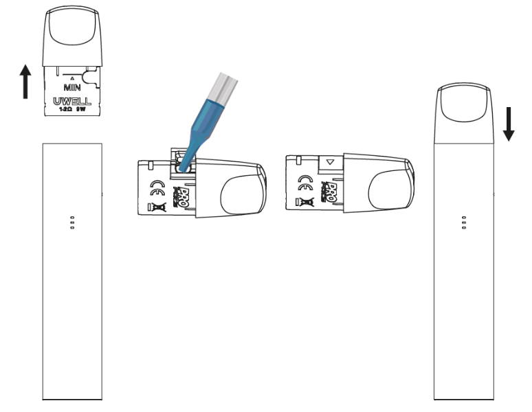 Uwell Cravat Pod Kit Fill