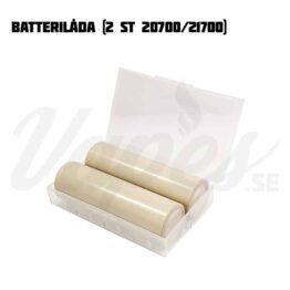 Batterilåda (2 st 20700/21700)