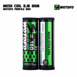 Wotofo Mesh Coil for Profile RDA (0,18 ohm, 10-pack)