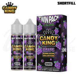Candy King Bubblegum - Grape (2x50 ml, Shortfill)