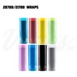 Wraps till 20700/21700-batterier (Enfärgade, Styckvis)