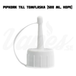 Pipkork till Tomflaska (500 ml, HDPE)