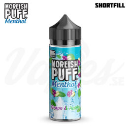 Moreish Puff Menthol - Grape and Apple (100 ml, Shortfill)