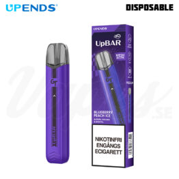 UpBAR GT 600 - Blueberry Peach Ice (Nikotinfri Engångs Vape)
