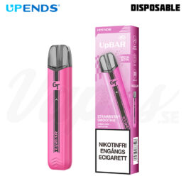 UpBAR GT 600 - Strawberry Smoothie (Nikotinfri Engångs Vape)