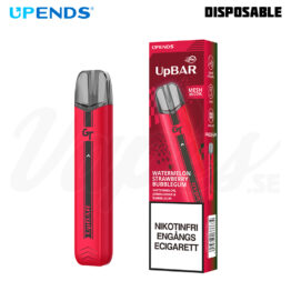 UpBAR GT 600 - Watermelon Strawberry Bubblegum (Nikotinfri Engångs Vape)