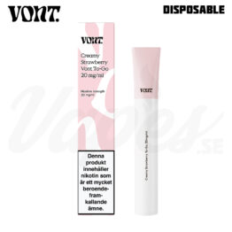 Vont To-Go - Creamy Strawberry (20 mg, Engångs vape)