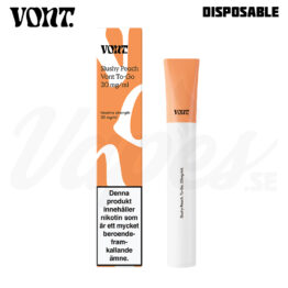 Vont To-Go - Slushy Peach (20 mg, Engångs vape)