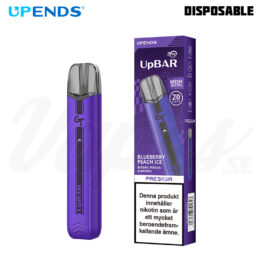 UpBAR GT 800 - Blueberry Peach Ice (20 mg, Engångs Vape)