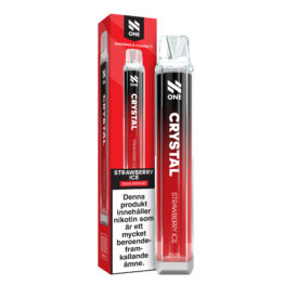 N-One Crystal Mesh - Strawberry Ice (20 mg, Engångs vape)