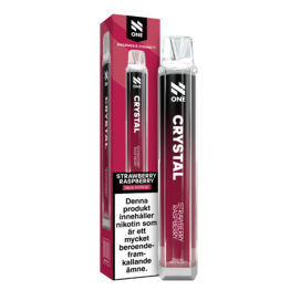 N-One Crystal Mesh - Strawberry Raspberry (20 mg, Engångs vape)