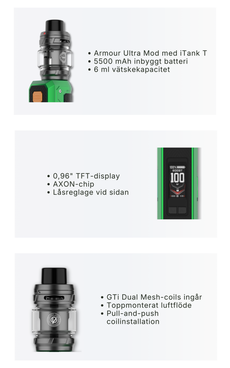 Vaporesso Armour Ultra Kit Showcase