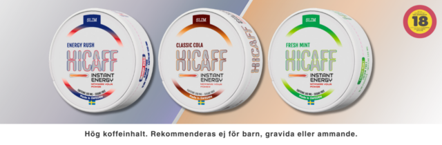 HiCaff koffeinpåsar banner 1280x420