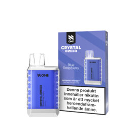 N-One Crystal Cube - Blue Raspberry (20 mg, Engångs vape)