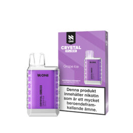 N-One Crystal Cube - Grape Ice (20 mg, Engångs vape)