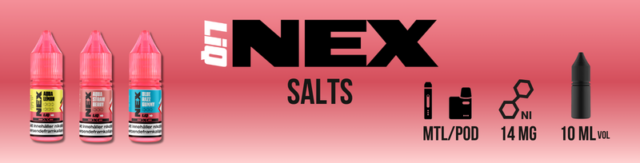 NexLiq Salts kategoribanner