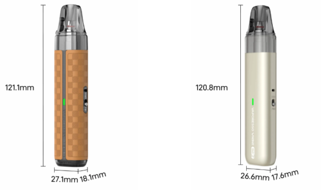 Vaporesso Vibe SE 2 Dimensions